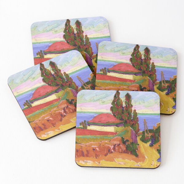 Item preview, Auguste Herbin - Corsican Landscape - Fauvism By Auguste Herbin designed and sold by LILLIANSTRANGEy.