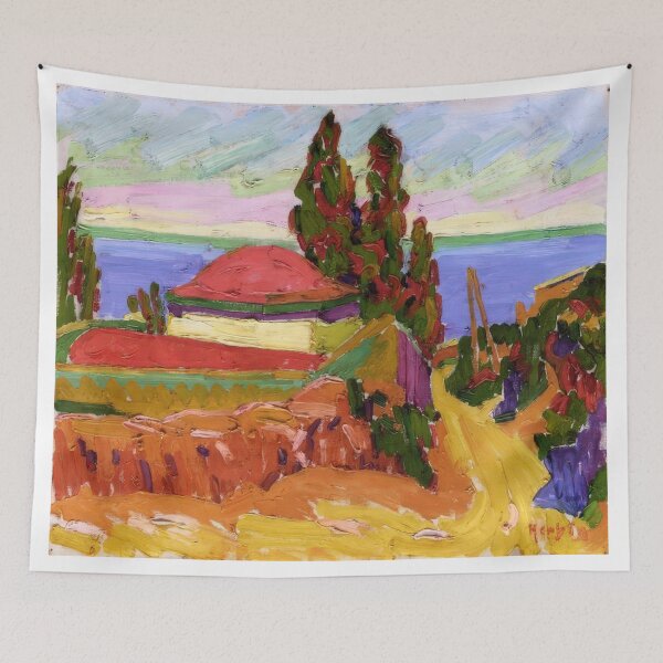 Item preview, Auguste Herbin - Corsican Landscape - Fauvism By Auguste Herbin designed and sold by LILLIANSTRANGEy.