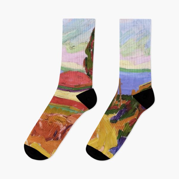 Item preview, Auguste Herbin - Corsican Landscape - Fauvism By Auguste Herbin designed and sold by LILLIANSTRANGEy.