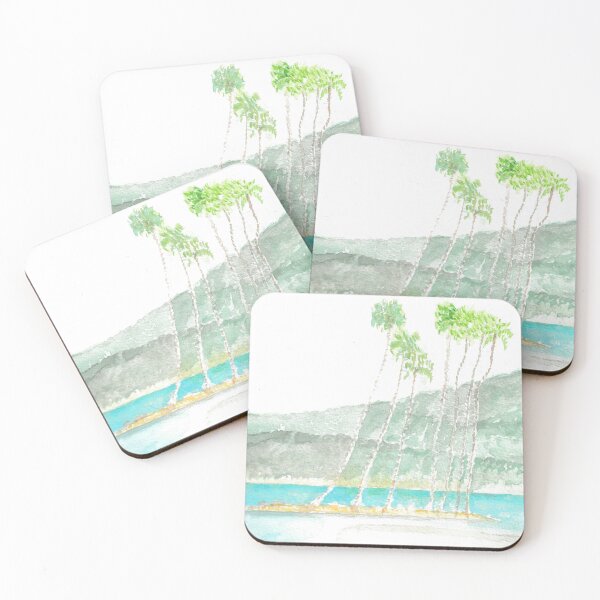 Item preview, Islet with Coconut Trees,Taha'a 3 designed and sold by Mary C Bon Art  .