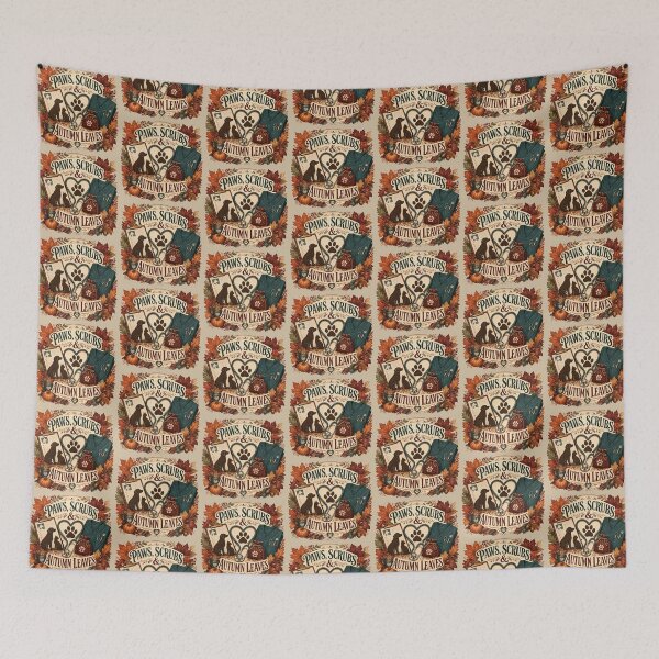 Item preview, Paws Scrubs & Autumn Leaves – Fall Veterinarian Vet Tech Design designed and sold by astersgraphics.
