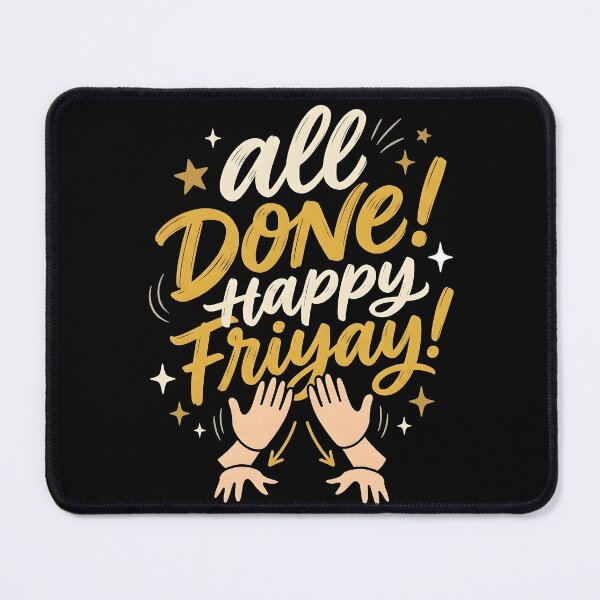 Item preview, All Done Happy Friyay Special Education ASL designed and sold by Redgiant87x.