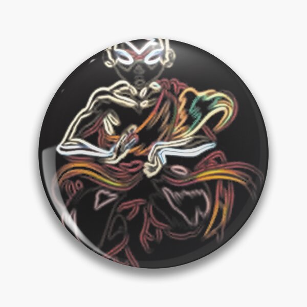 Item preview, Retro Neon Elemental Air Bender Glowing Arrow Monk Art | Best Gift designed and sold by Biswanath Kar.