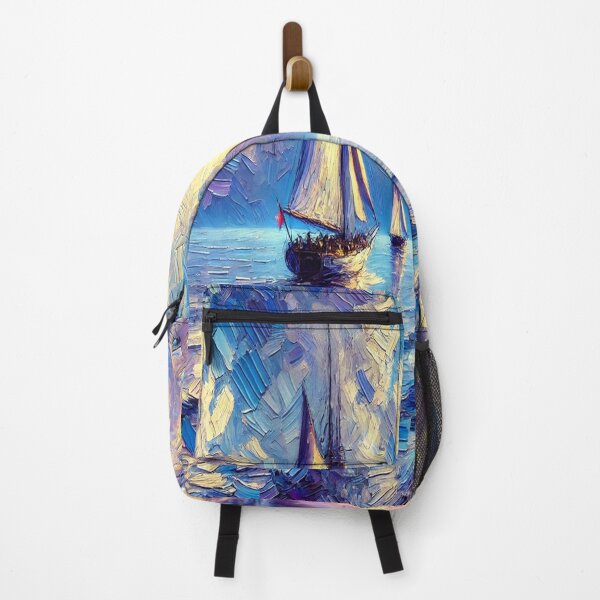 Item preview, Golden sails drifting across a tranquil, textured sea. designed and sold by Chi261.