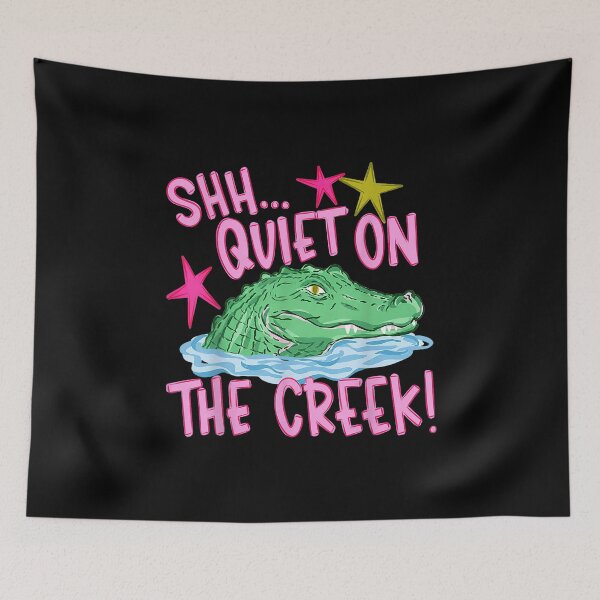Item preview, Quiet on the Creek Viral Alligator Meme designed and sold by MelBarrerahh.