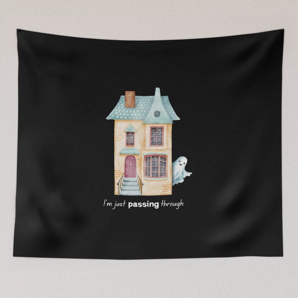 Item preview, Friendly Ghost Hello I'm Just Passing Through designed and sold by SunandShade.