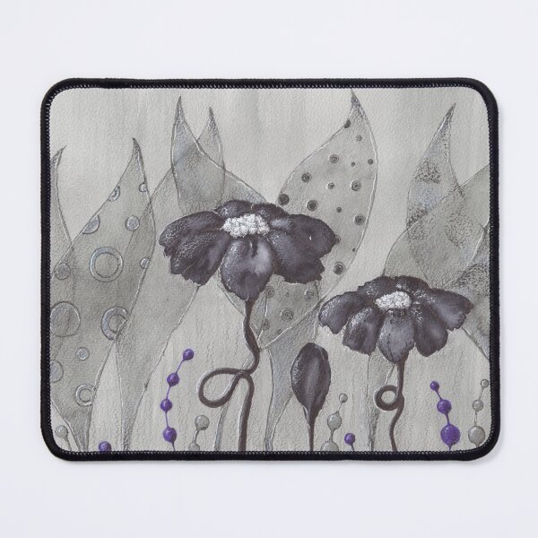 Item preview, Fantasy Grey Flowers designed and sold by Middia Arts.