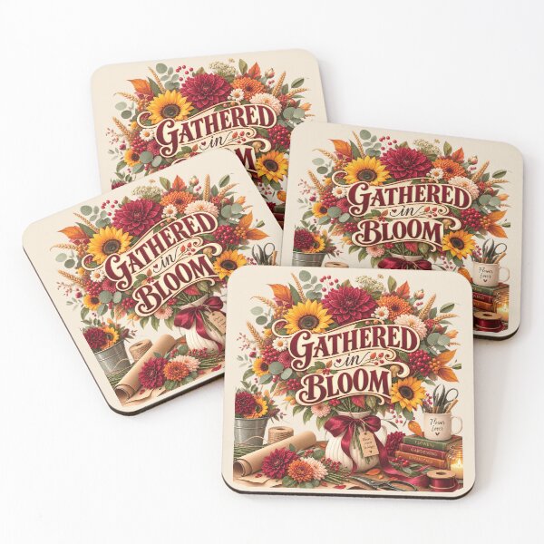 Item preview, Gathered in Bloom – Autumn Florist Floral Design designed and sold by astersgraphics.