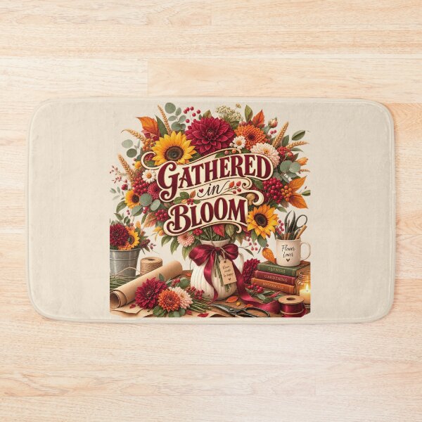 Item preview, Gathered in Bloom – Autumn Florist Floral Design designed and sold by astersgraphics.