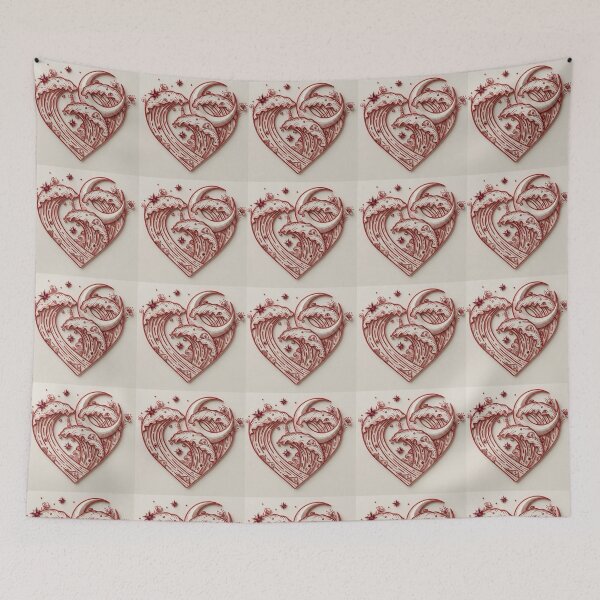 Item preview, Hearts from Waves designed and sold by snoWorkshop.
