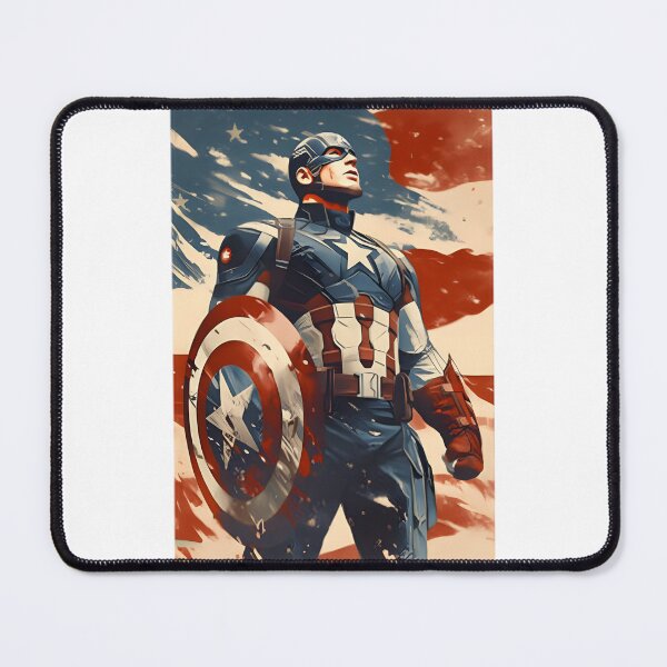 Item preview, Vintage Captain Freedom American Patriotic Hero Retro Graphic | ⭐⭐⭐⭐⭐ designed and sold by FlaChic.