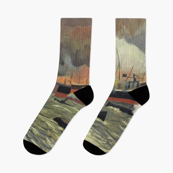Item preview, Auguste Herbin - Hamburgs port - Post-Impressionism By Auguste Herbin designed and sold by LILLIANSTRANGEy.