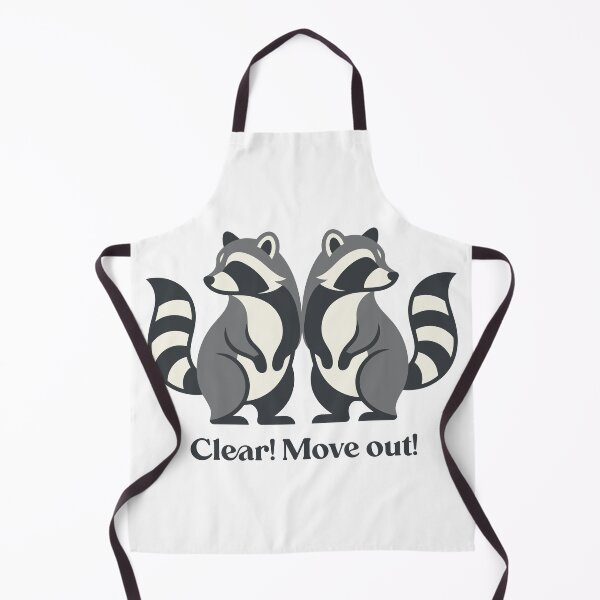 Item preview, Funny Tactical Raccoons Clear Move Out Typography Badge designed and sold by ZUMERI.