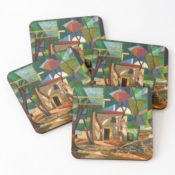 Item preview, Auguste Herbin - Landscape in Ceret - Cubism By Auguste Herbin designed and sold by LILLIANSTRANGEy.