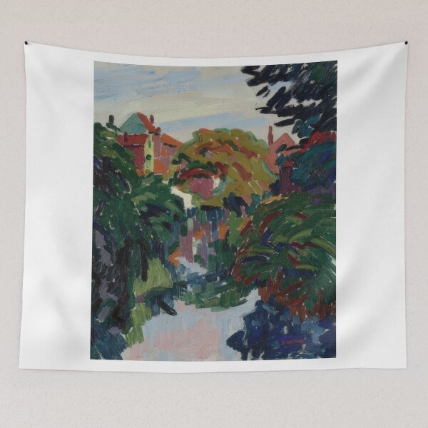 Item preview, Auguste Herbin - House at the Water - Post-Impressionism By Auguste Herbin designed and sold by LILLIANSTRANGEy.