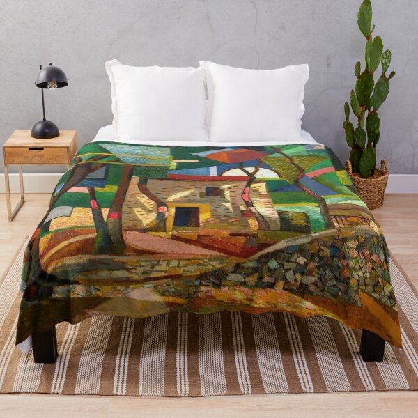 Item preview, Auguste Herbin - Landscape in Ceret - Cubism By Auguste Herbin designed and sold by LILLIANSTRANGEy.