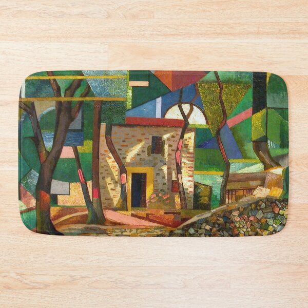 Item preview, Auguste Herbin - Landscape in Ceret - Cubism By Auguste Herbin designed and sold by LILLIANSTRANGEy.
