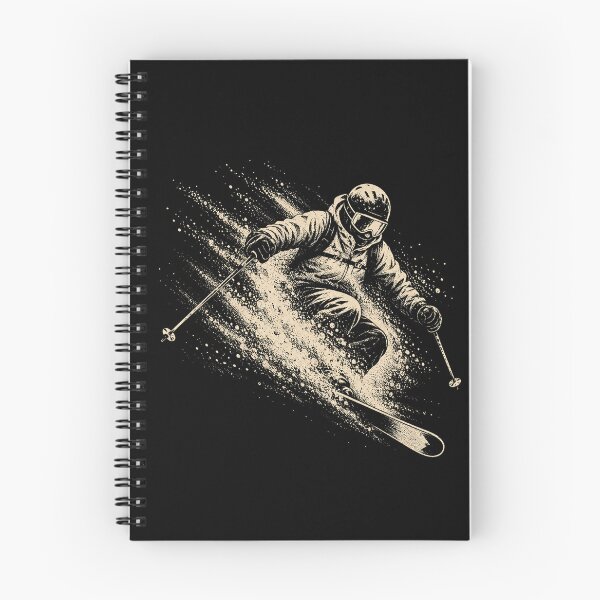 Item preview, Vintage Snow Skiing Retro Skier Winter Mountain Sports   designed and sold by SOUFIANE1991.