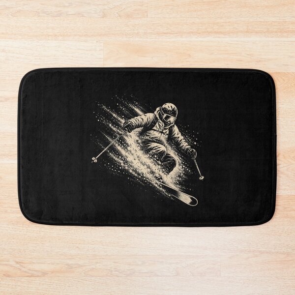 Item preview, Vintage Snow Skiing Retro Skier Winter Mountain Sports   designed and sold by SOUFIANE1991.