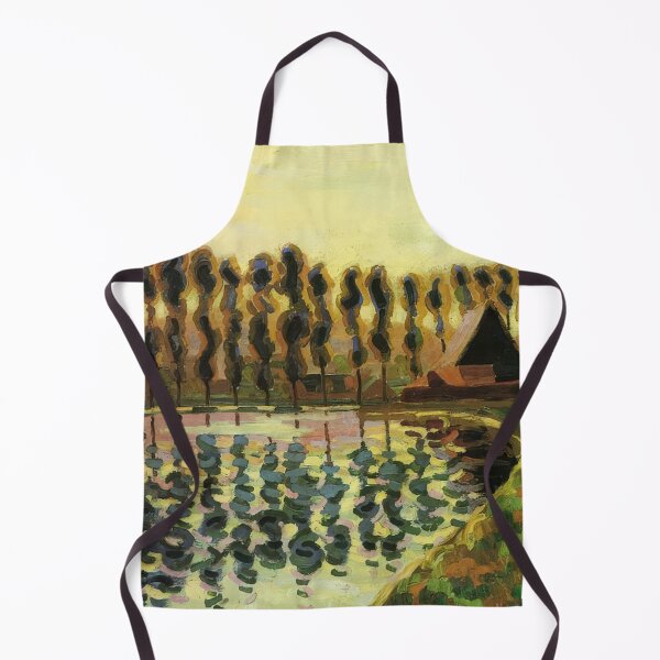 Item preview, Auguste Herbin - Landscape with poplars - Post-Impressionism By Auguste Herbin designed and sold by LILLIANSTRANGEy.