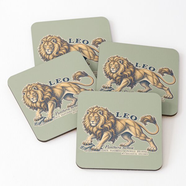 Item preview, Leo Nemean Lion Vintage Zodiac Specimen designed and sold by radiogalaxy.