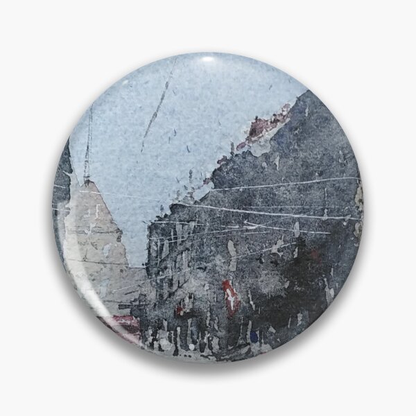 Item preview, Bern Kramgasse Sunny Street Original Watercolor designed and sold by SlavaArt.