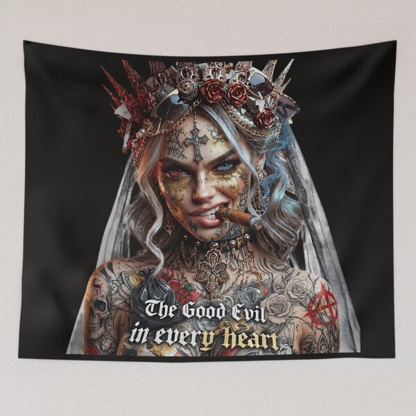 Item preview, Gothic Queen Cigar Veil Crown designed and sold by Voodoo Store Paranormal Collections.