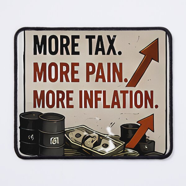 Item preview, The Economic Triple Threat: Tax, Pain, Repeat designed and sold by ikramandco.