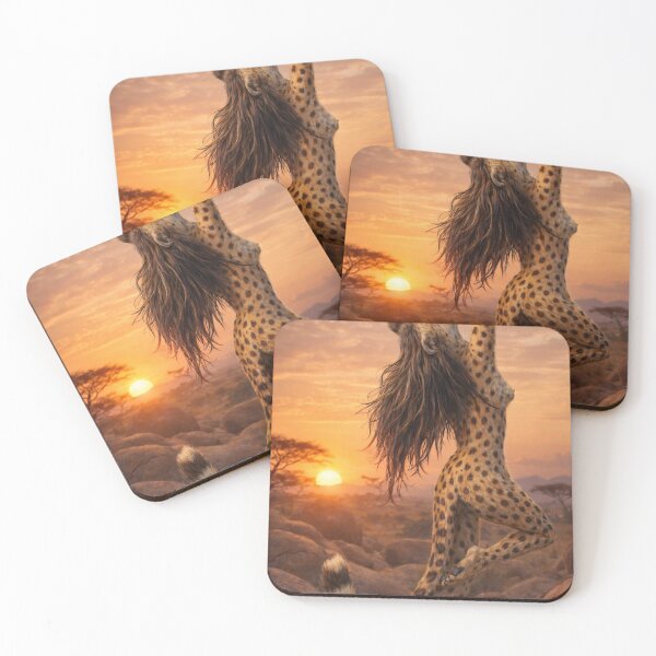 Item preview, The Cheetah woman designed and sold by Jonsmartdesigns.