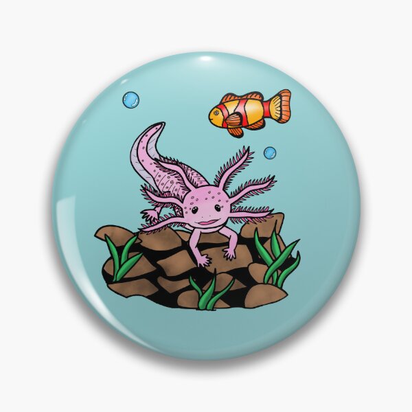 Item preview, axolotl in the sea designed and sold by Daniel Vasco.