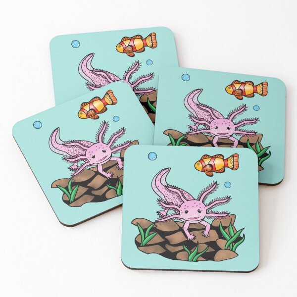 Item preview, axolotl in the sea designed and sold by Daniel Vasco.