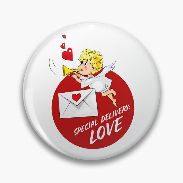 Item preview, Special Delivery Love Angel designed and sold by Ekaterina  Biserova.
