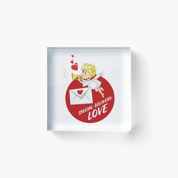 Item preview, Special Delivery Love Angel designed and sold by Ekaterina  Biserova.