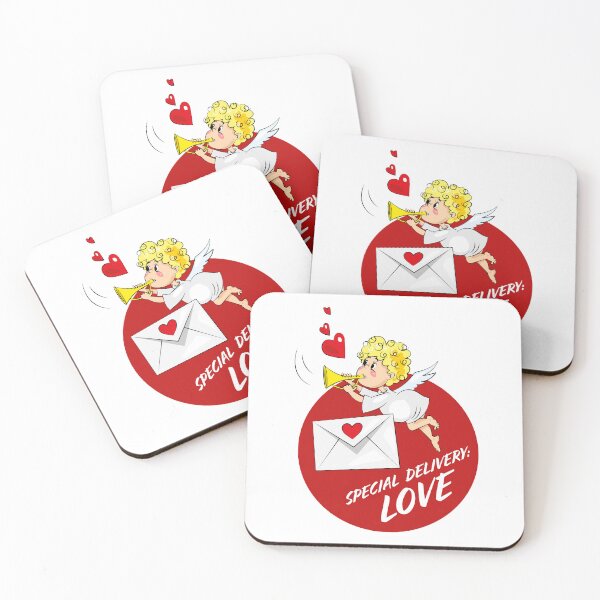 Item preview, Special Delivery Love Angel designed and sold by Ekaterina  Biserova.
