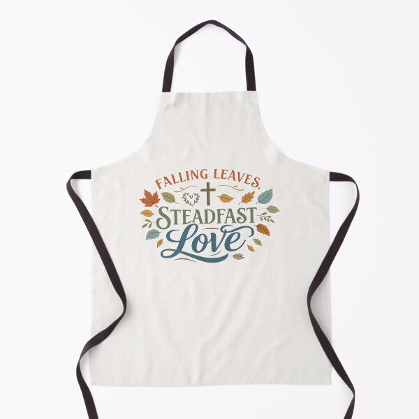 Item preview, Falling Leaves Steadfast Love Autumn Typography designed and sold by stylishdzign.