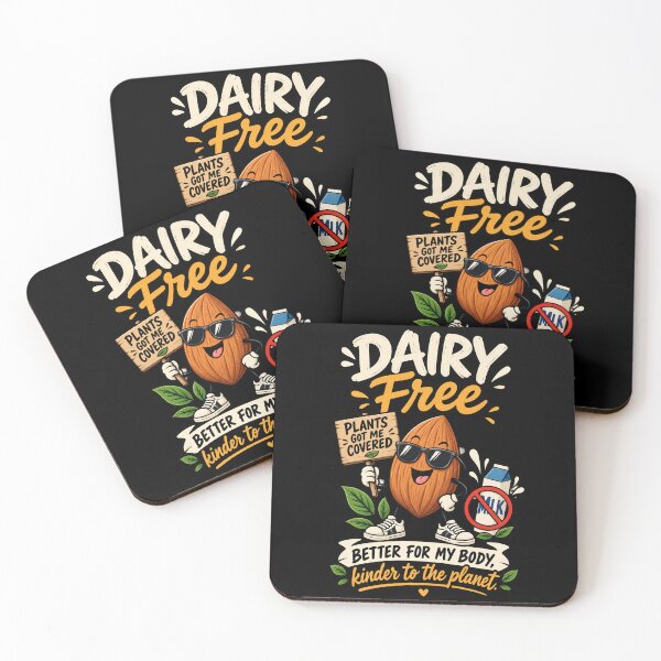 Item preview, Dairy Free Plant Based - Funny Almond designed and sold by SidTastic .