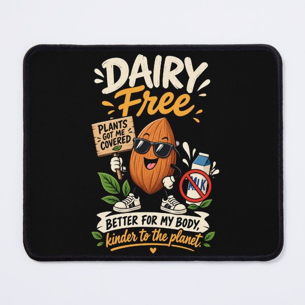 Item preview, Dairy Free Plant Based - Funny Almond designed and sold by SidTastic .