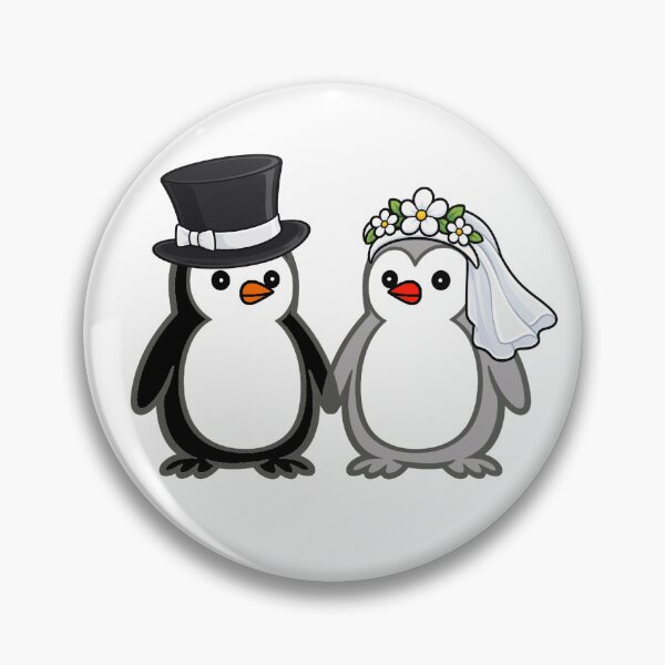 Item preview, Pippo Wedding – Bride & Groom Penguins Set 1 designed and sold by Pippo-Penguin.