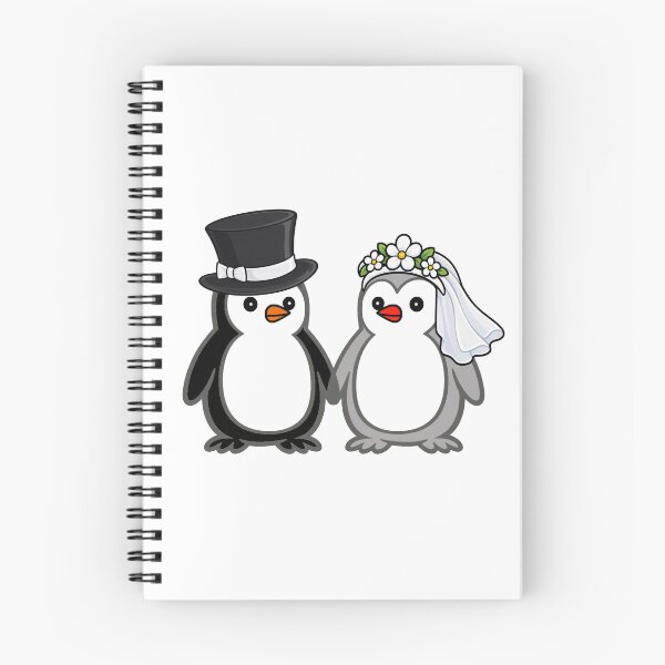 Item preview, Pippo Wedding – Bride & Groom Penguins Set 1 designed and sold by Pippo-Penguin.