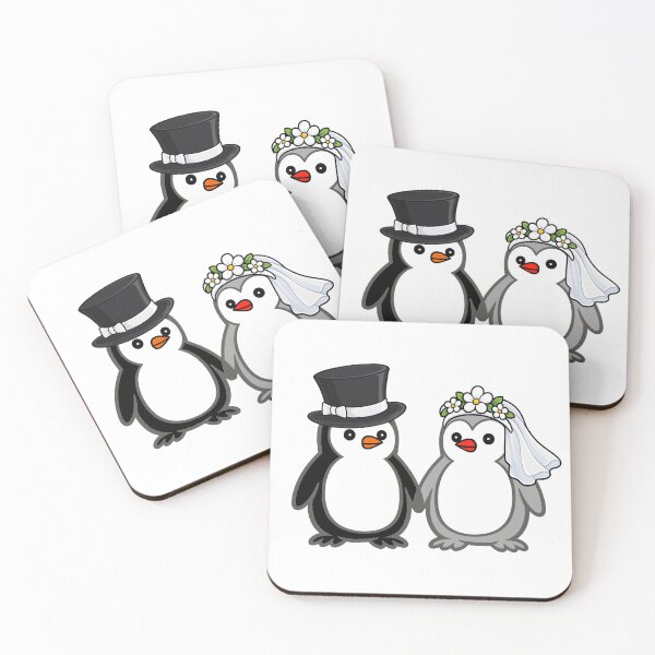 Item preview, Pippo Wedding – Bride & Groom Penguins Set 1 designed and sold by Pippo-Penguin.