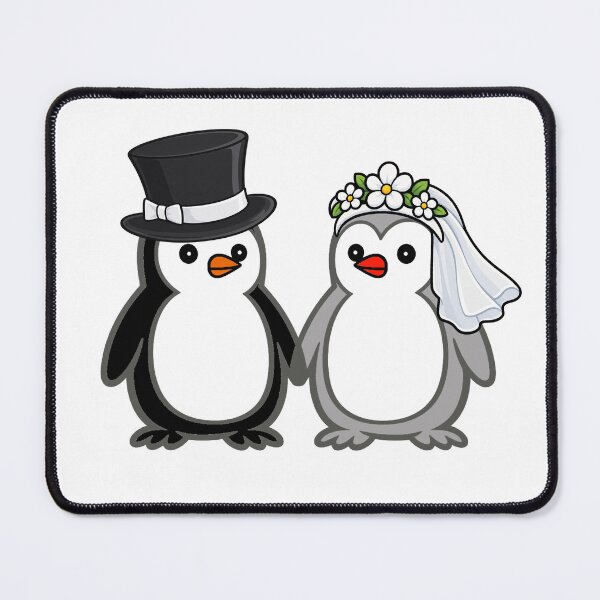 Item preview, Pippo Wedding – Bride & Groom Penguins Set 1 designed and sold by Pippo-Penguin.