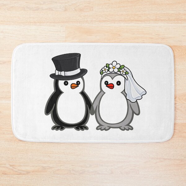 Item preview, Pippo Wedding – Bride & Groom Penguins Set 1 designed and sold by Pippo-Penguin.