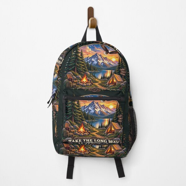 Item preview, Take The Long Way Home Camping Hiking Adventure designed and sold by Pransis_Diginer_26.