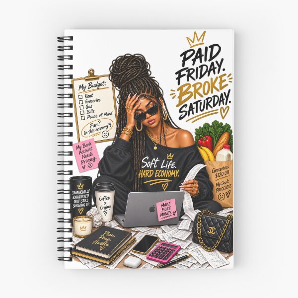 Item preview, Paid Friday Broke Saturday designed and sold by PhoJoFinds.