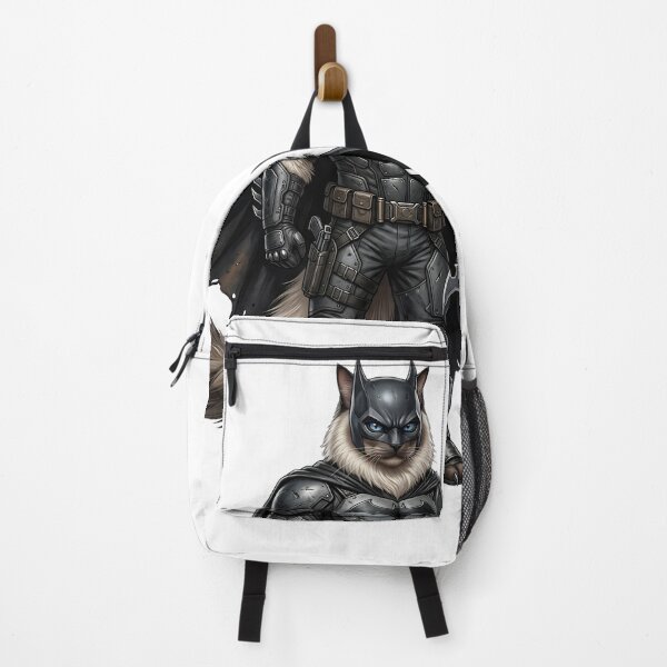 Item preview, Superhero Cat Warrior – Masked Feline Hero designed and sold by TOOBIC.