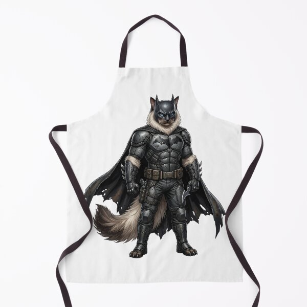 Item preview, Superhero Cat Warrior – Masked Feline Hero designed and sold by TOOBIC.