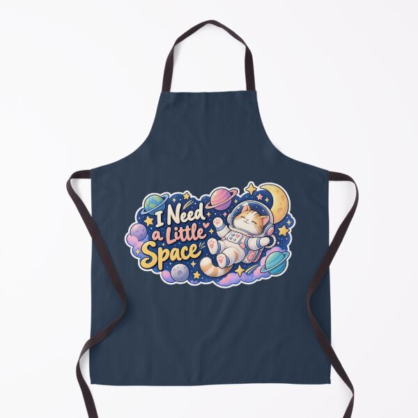 Item preview, I Need a Little Space – Funny Cat Astronaut designed and sold by Sasas Design.