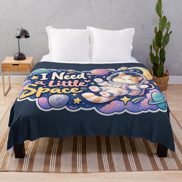 Item preview, I Need a Little Space – Funny Cat Astronaut designed and sold by Sasas Design.