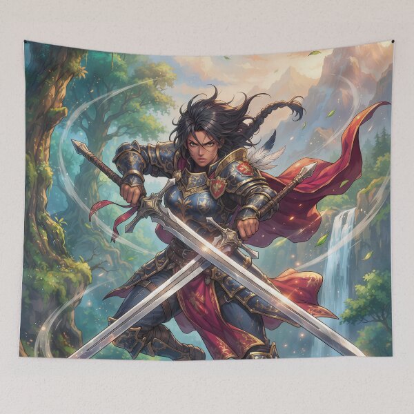 Item preview, female knight red designed and sold by Crimsonmerchant.