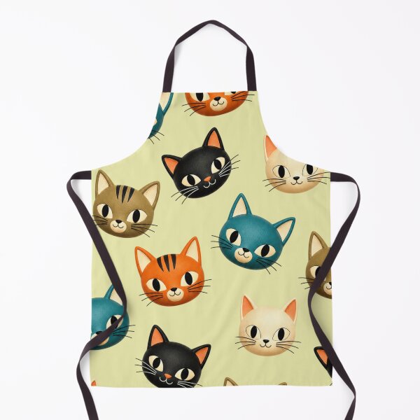 Item preview, A basket of mid century modern kittens designed and sold by cbfineart.